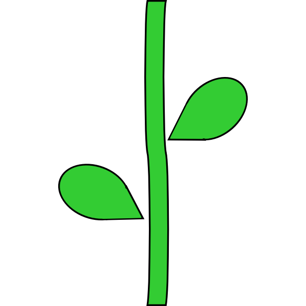 SVG Flower stem