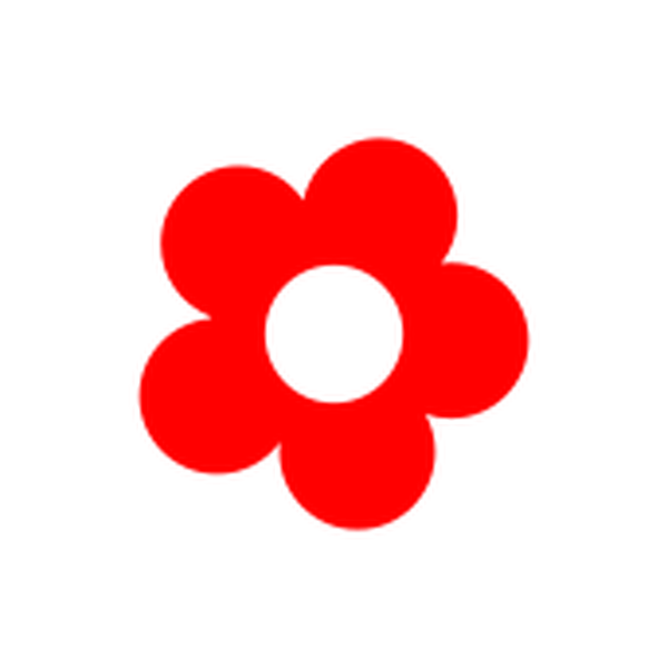 SVG Flower Stylish Vector