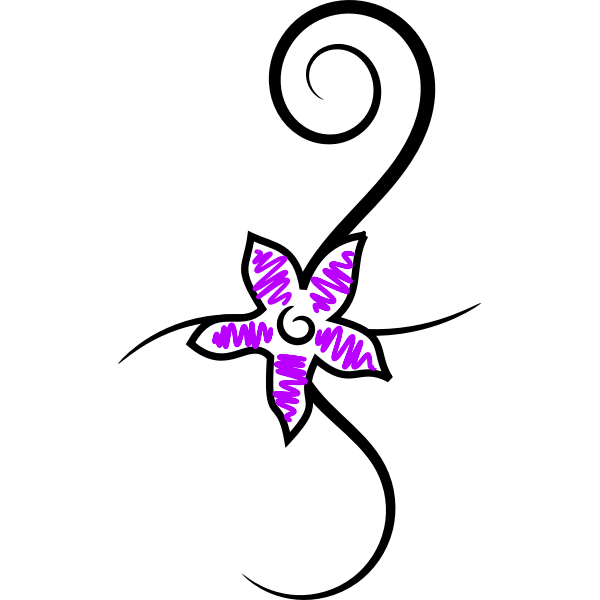 SVG Flower Tattoo