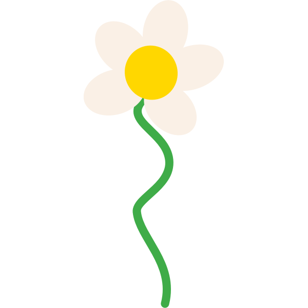 SVG Flower vector drawing
