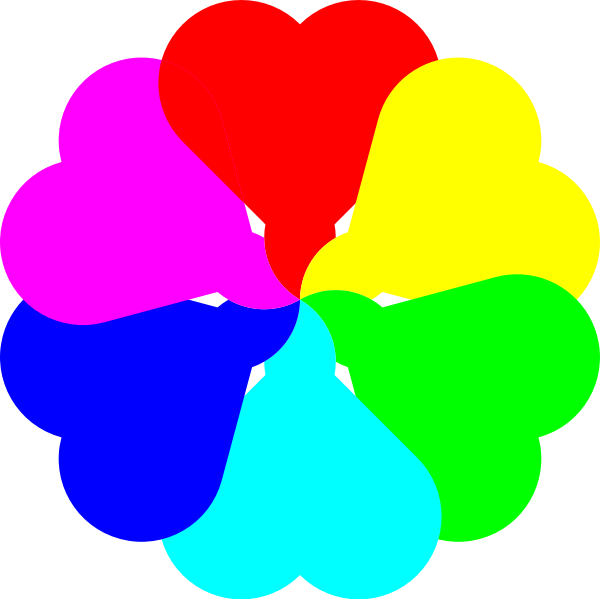 SVG flower with center1