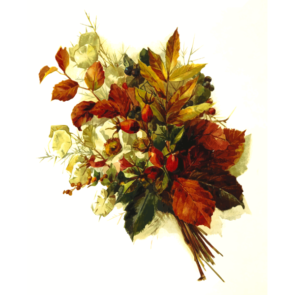 SVG Flowers bouquet
