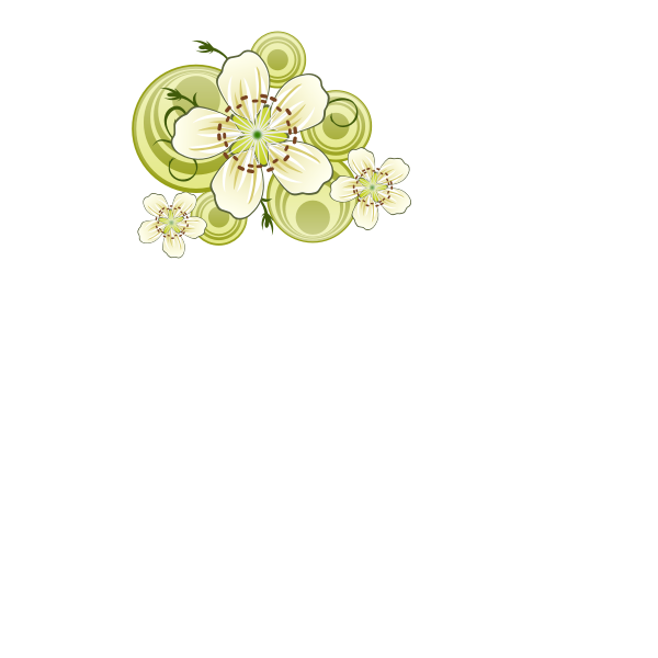 SVG Flowers of blackthorn