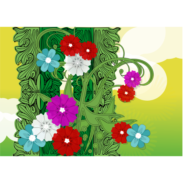 SVG flowers spring 2010