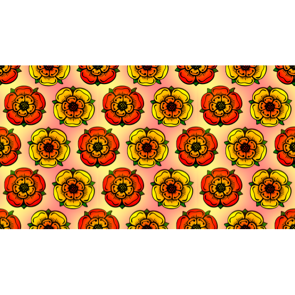 SVG Flowery background vector image