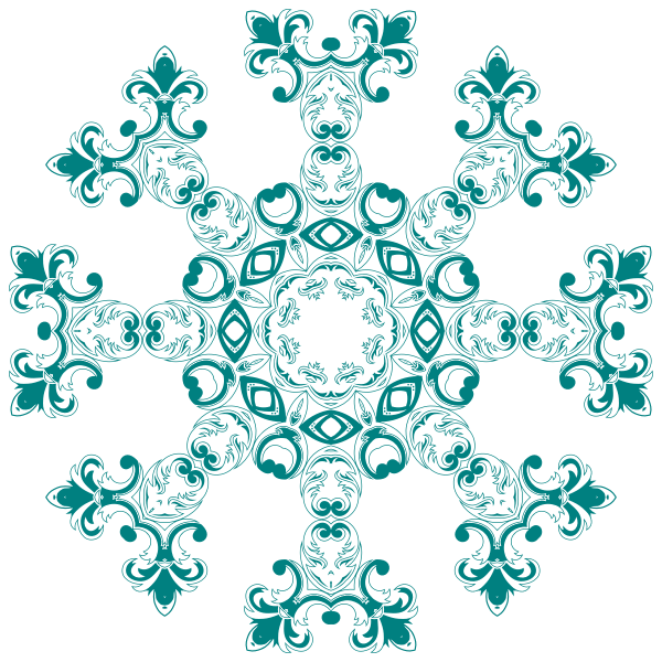 SVG Flowery green design