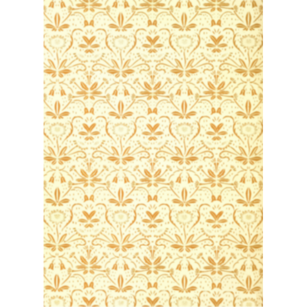 SVG Flowery Pattern Yellow Background