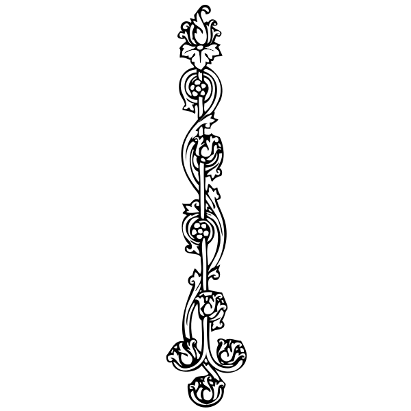 SVG Flowery pin