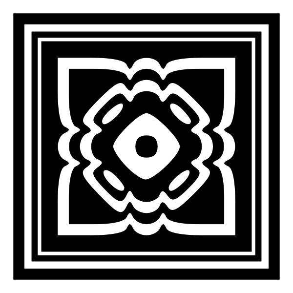 SVG Flowery square