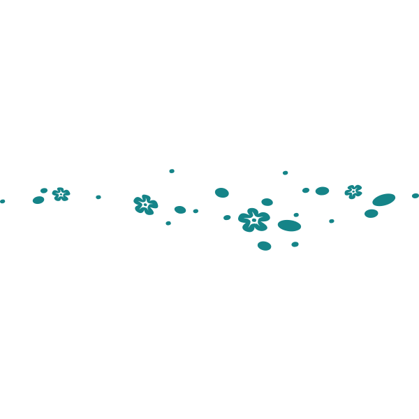 SVG Flowery texture vector image