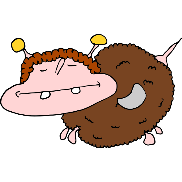 SVG Fluffy bee