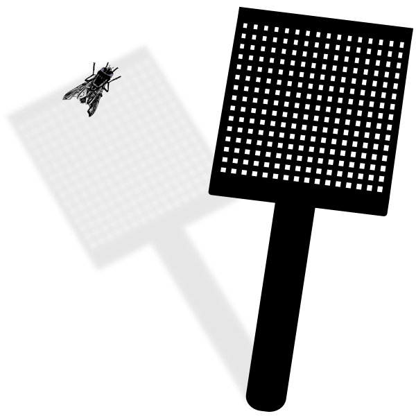 SVG Fly and swatter