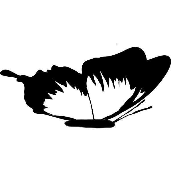 SVG Flying butterfly