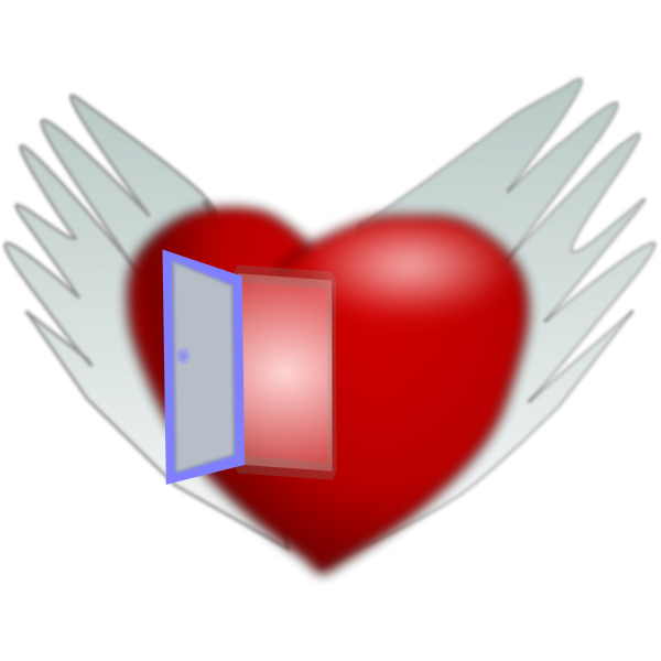 SVG Flying Heart