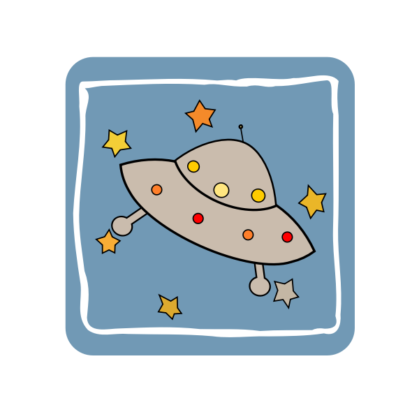 SVG Flying saucer