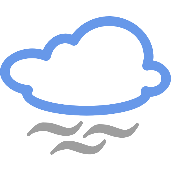 SVG Fog weather symbol vector image