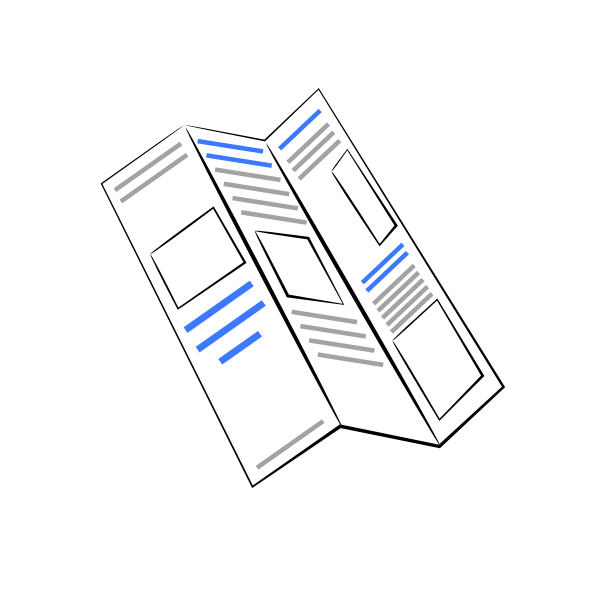 SVG Folded booklet