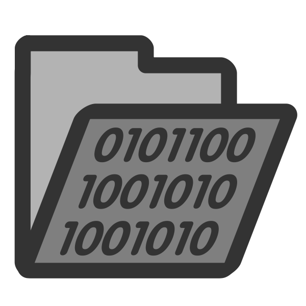 SVG Folder binary icon