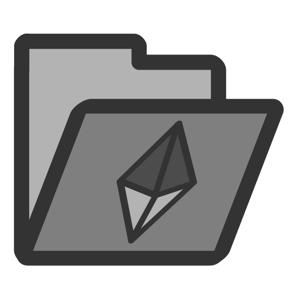 SVG Folder crystal icon