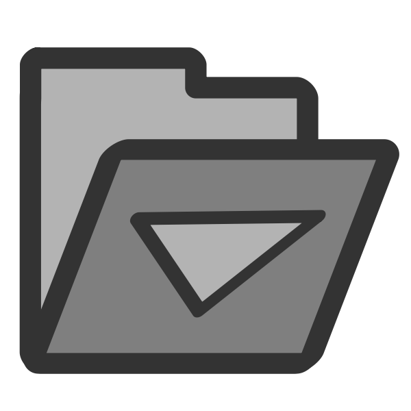 SVG Folder download icon