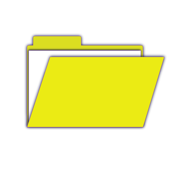 SVG Folder icon yellow color