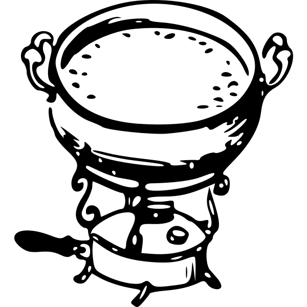 SVG Fondue vector drawing