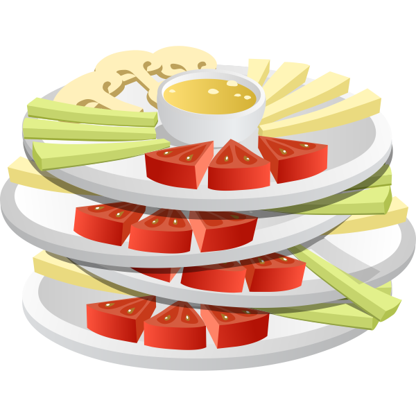 SVG Food crudites