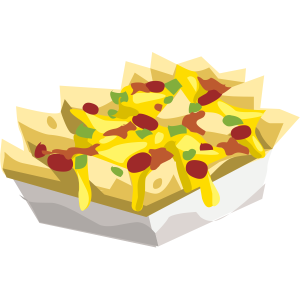 SVG food hungry nachos