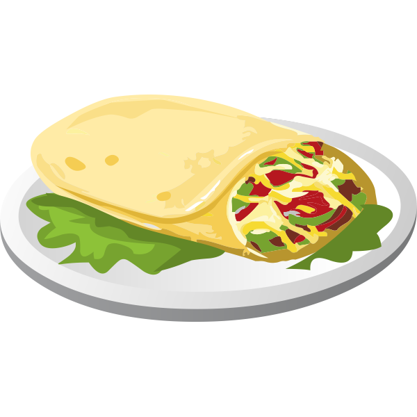 SVG food kind breakfurst burrito
