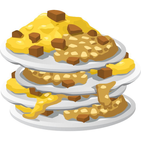 SVG food messy fry up