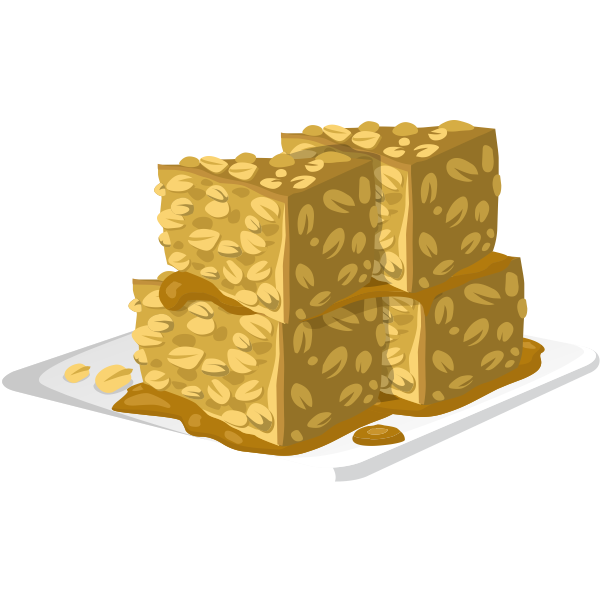 SVG food oaty cake