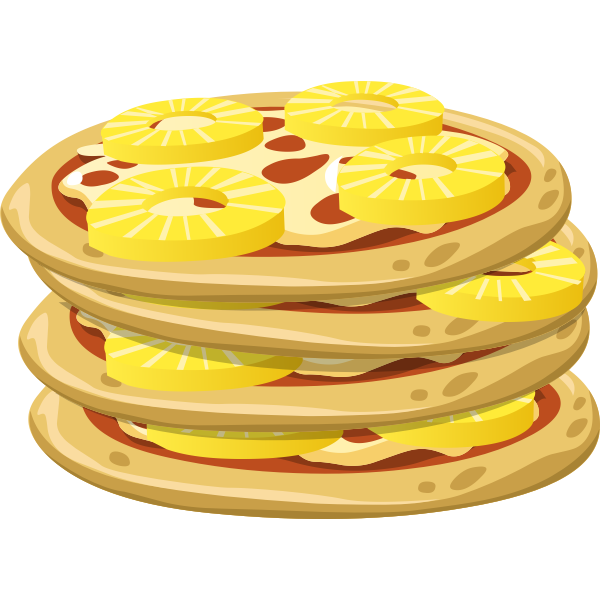 SVG food papl upside down pizza