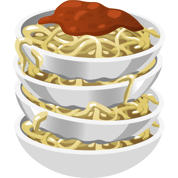 SVG food tasty pasta