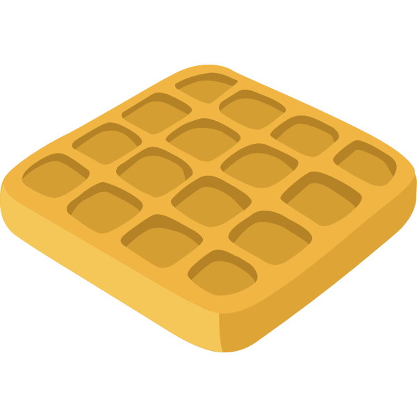 SVG Food waffle