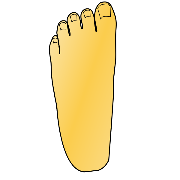 SVG Foot left top down