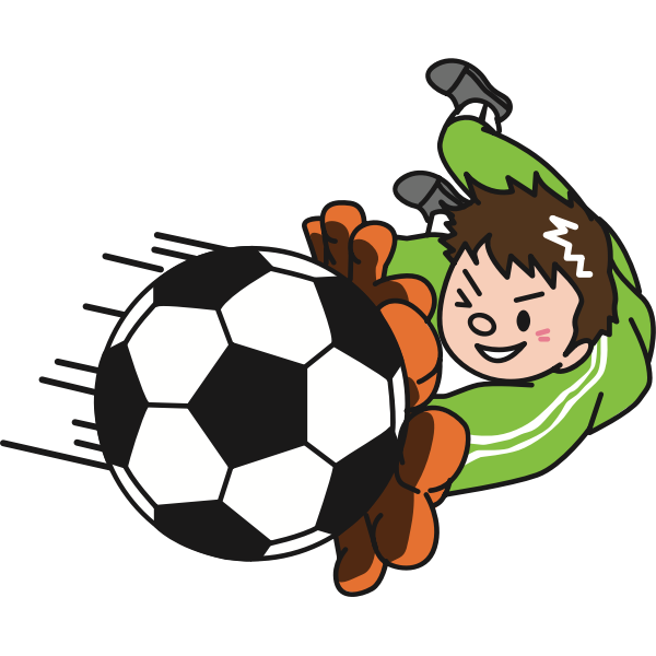 SVG Football goalie