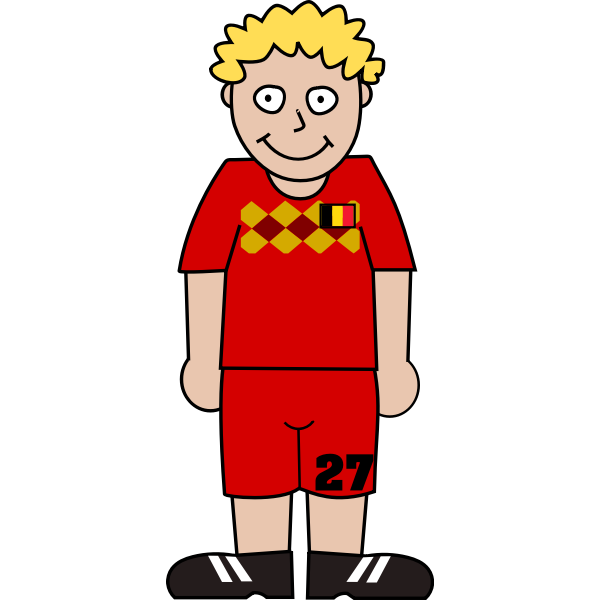 SVG Football player from Belgium