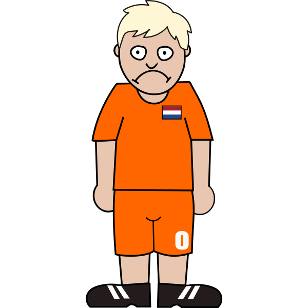 SVG Football player from Netherlands
