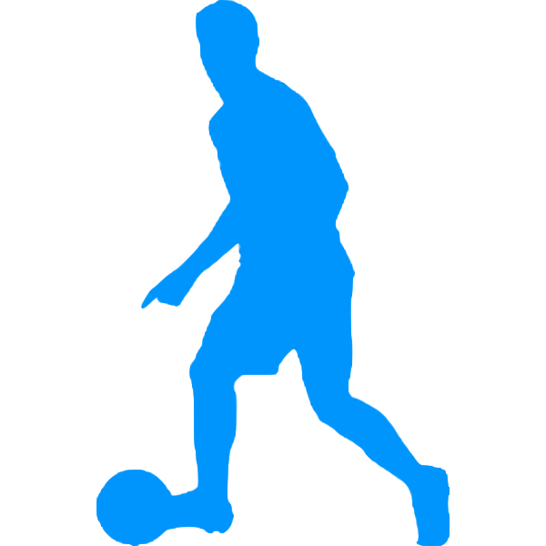 SVG Football player in action