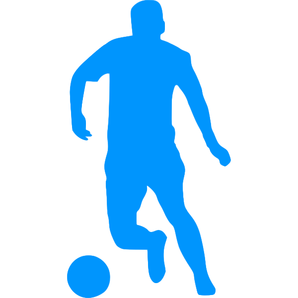 SVG Footballer vector image