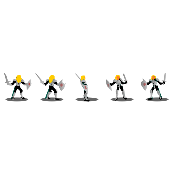 SVG footman