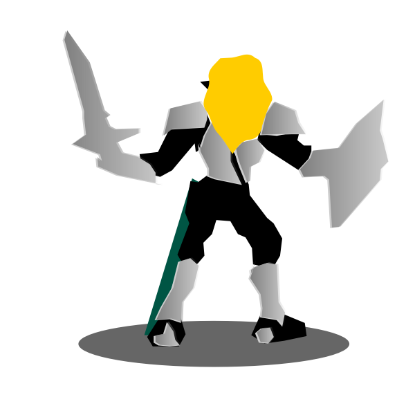 SVG footman