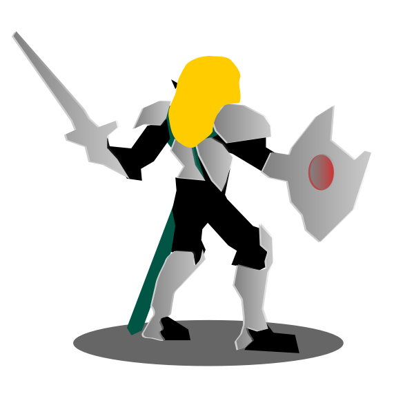 SVG footman