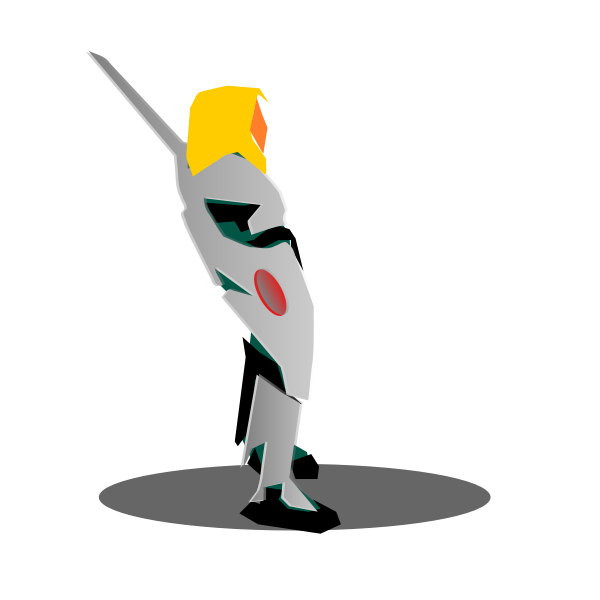 SVG footman