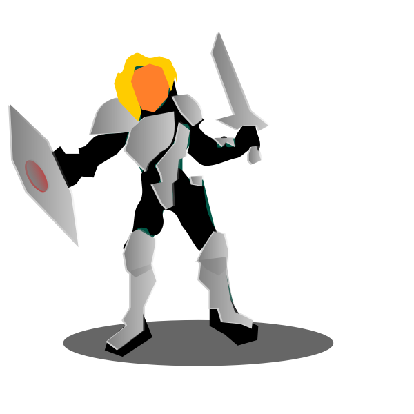 SVG footman