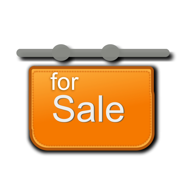 SVG For sale sign vector drawing