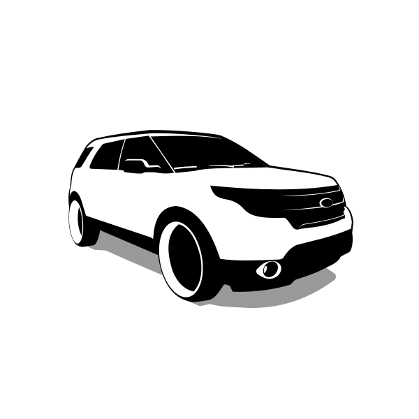 SVG Ford Explorer vector