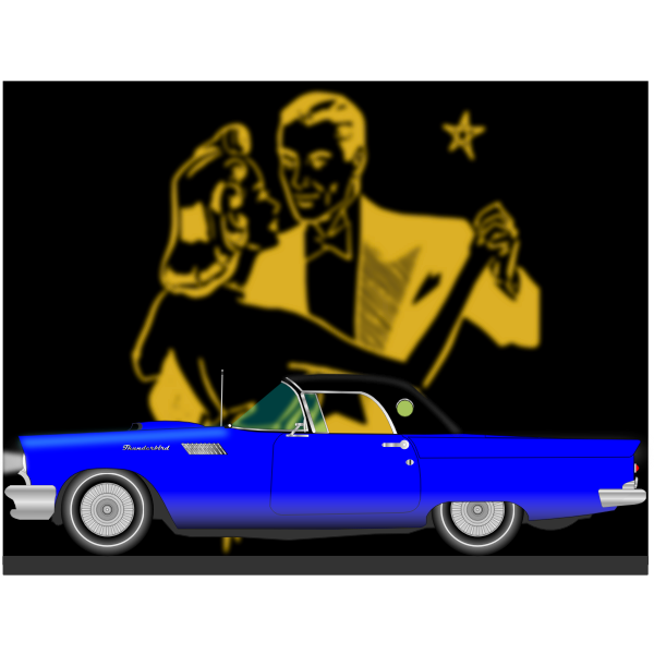 SVG Ford Thunderbird