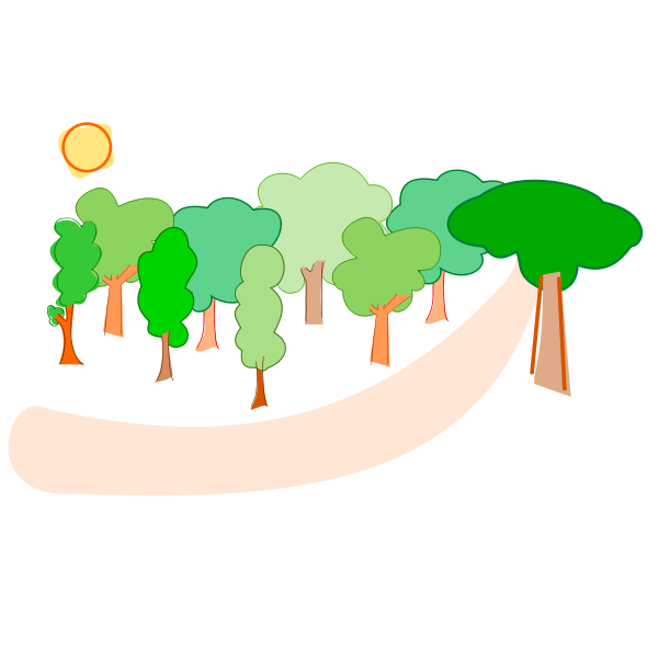 SVG forest