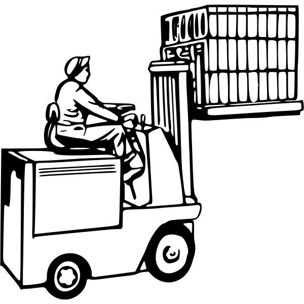 SVG Forklift drawing